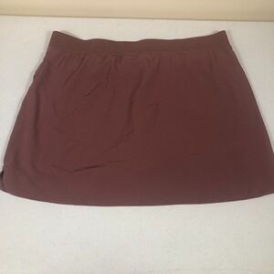 Sporty Athleisure Mini Skirt Women XXL Pink Casual Preppy Resort Wear Minimalist